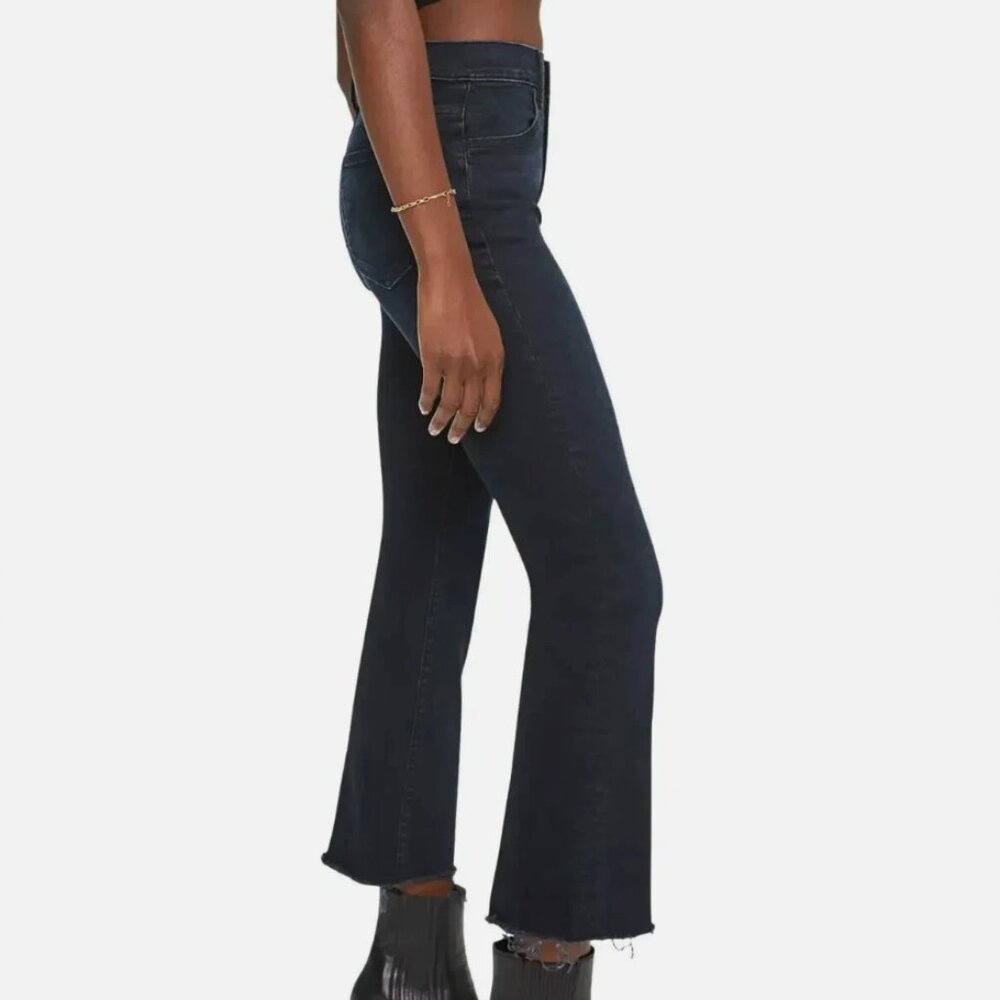 MOTHER | The Hustler Ankle Fray Jeans in Night in Paris